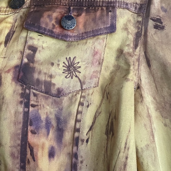 Lightweight jean jacket style with detail sz XL - Picture 3 of 11